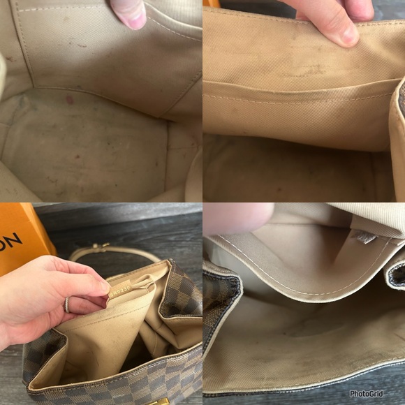 Louis Vuitton Brown and Beige Clapton Checkered Backpack - Picture 12 of 17